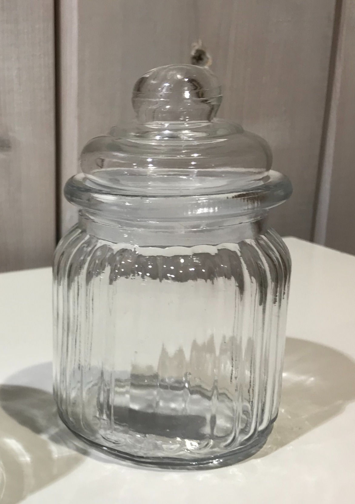 LOC147 - Centre de table Verre Bonbonnière 13cm