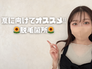 夏に向けてオススメ‼︎ 🌻人気脱毛箇所 🌻