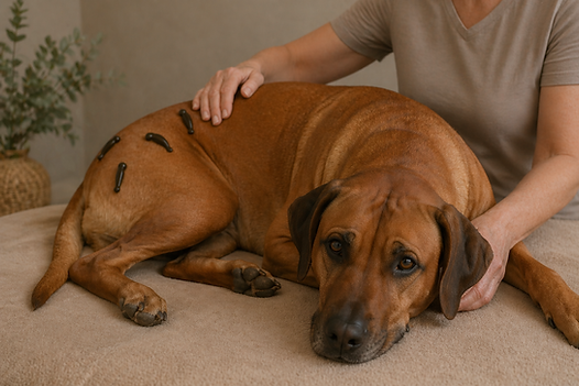 Blutegeltherapie am Hund