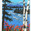 Thumbnail: Adirondack Lake in Blue note card