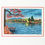 Thumbnail: Adirondack Lake in Autumn Linoleum Block Print