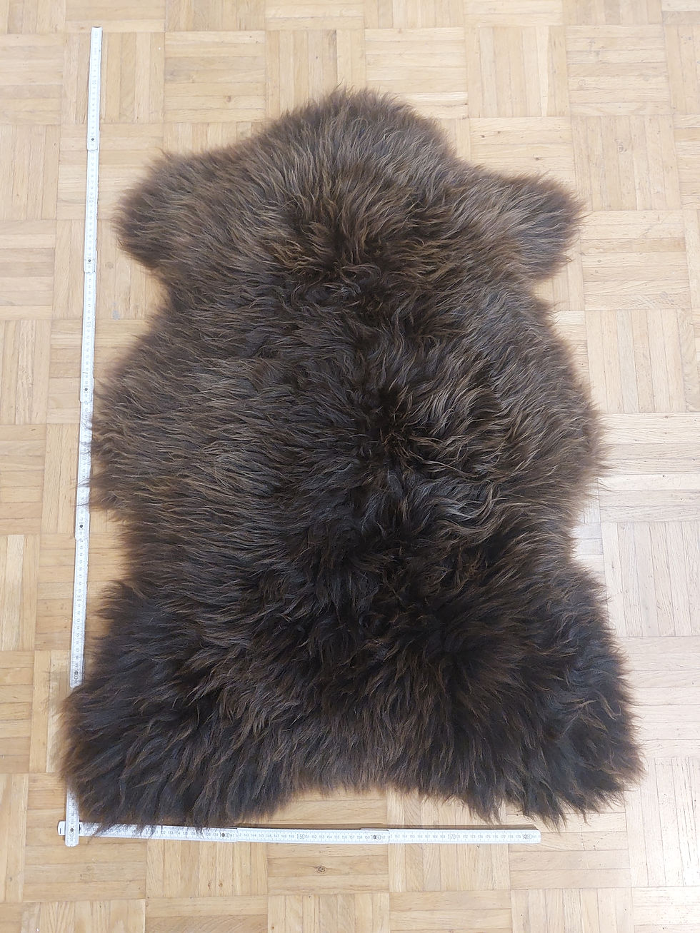 Schaffell Braun, langhaar (115)