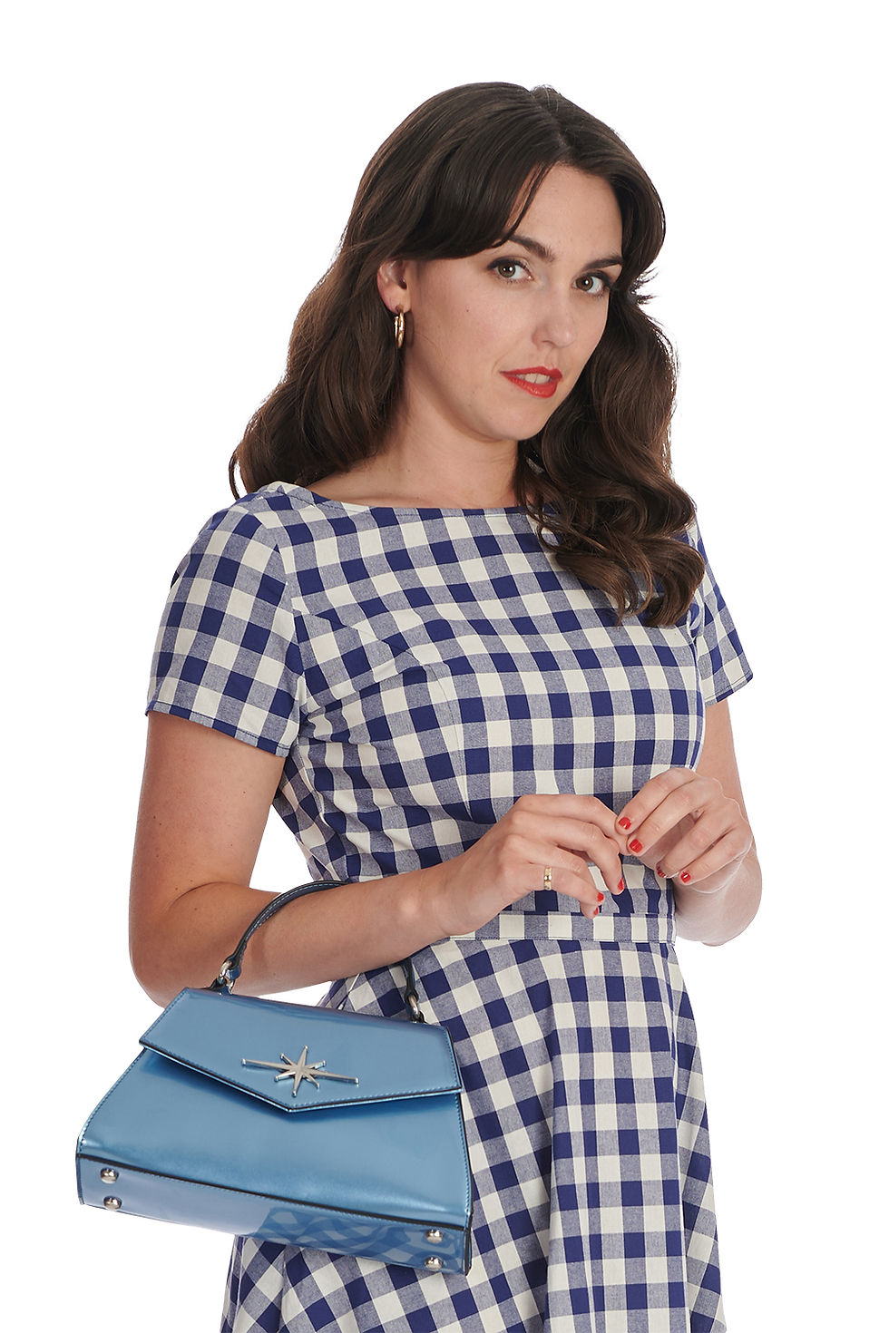 Thumbnail: Light Blue Rockabilly Bag
