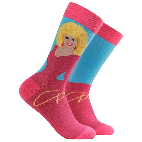 Women's Dolly Parton novelty socks