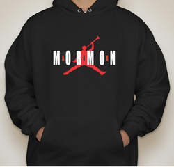 Air Mormon Black Attack Hoodie