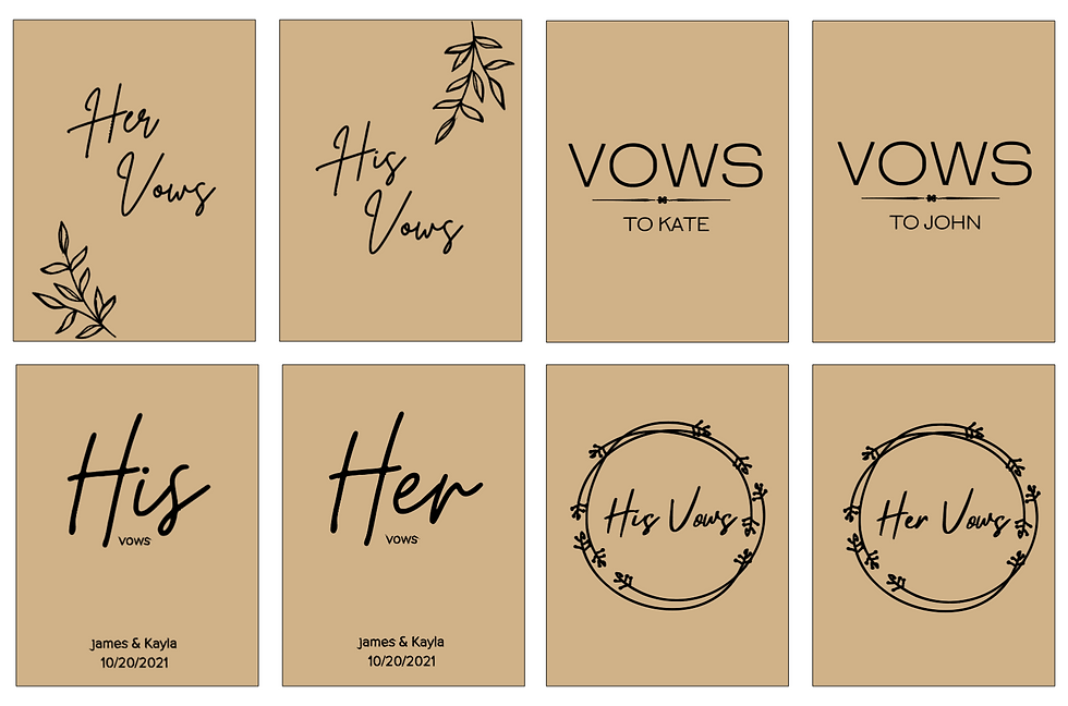 Thumbnail: Vows Set