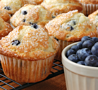 Blueberry muffins