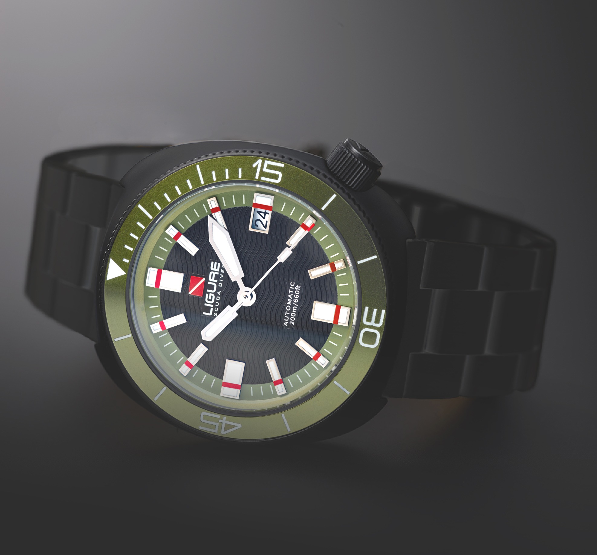 Olive Verde — Olive Green dial