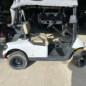 upgraded custom golf cart