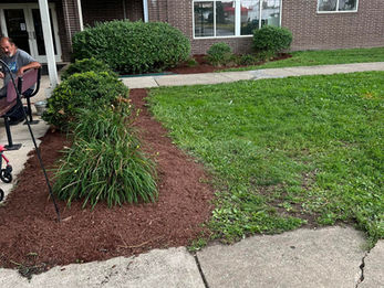 landscaping job completed in terre haute