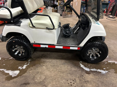 finished custom golf cart