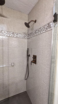 walk in shower installation