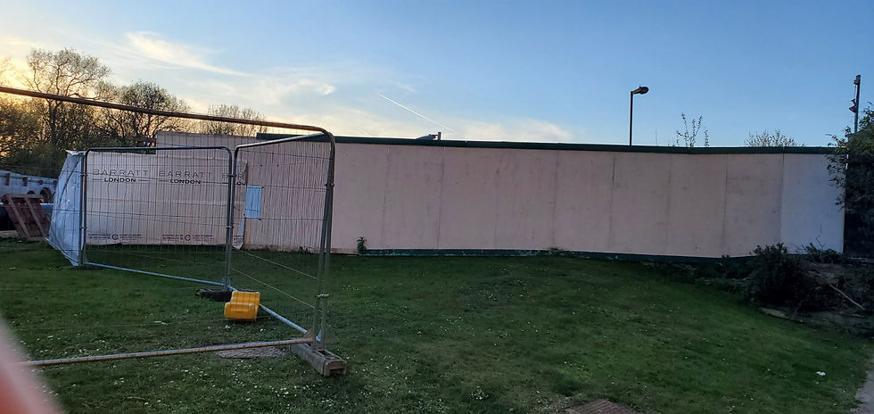 Paint our Allotment hoarding