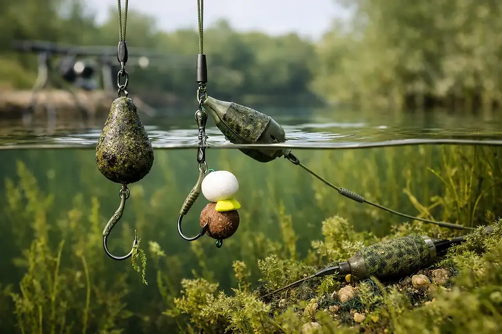 Weedy Lake Rigs for Better Carp Presentation