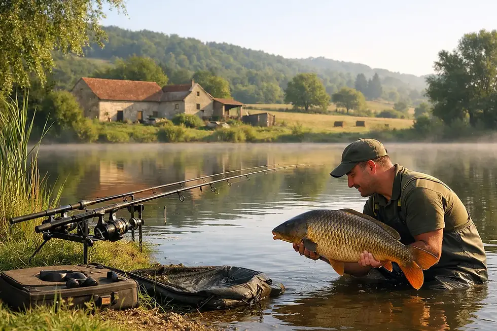 Rural Fishing Holidays in France for Carp Anglers