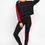 Thumbnail: Black and Red Cropped Legging
