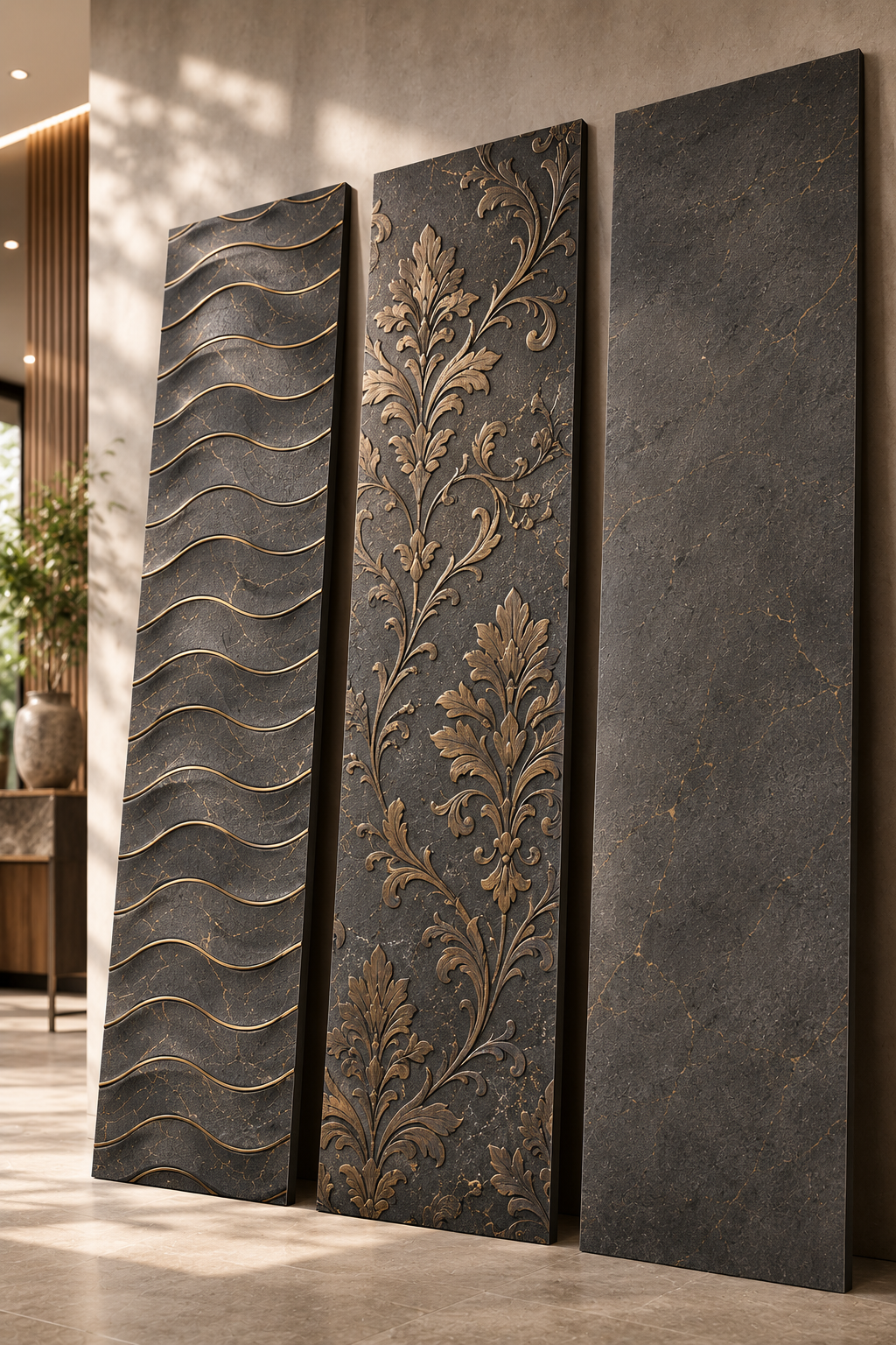 Charcoal Wall Panels