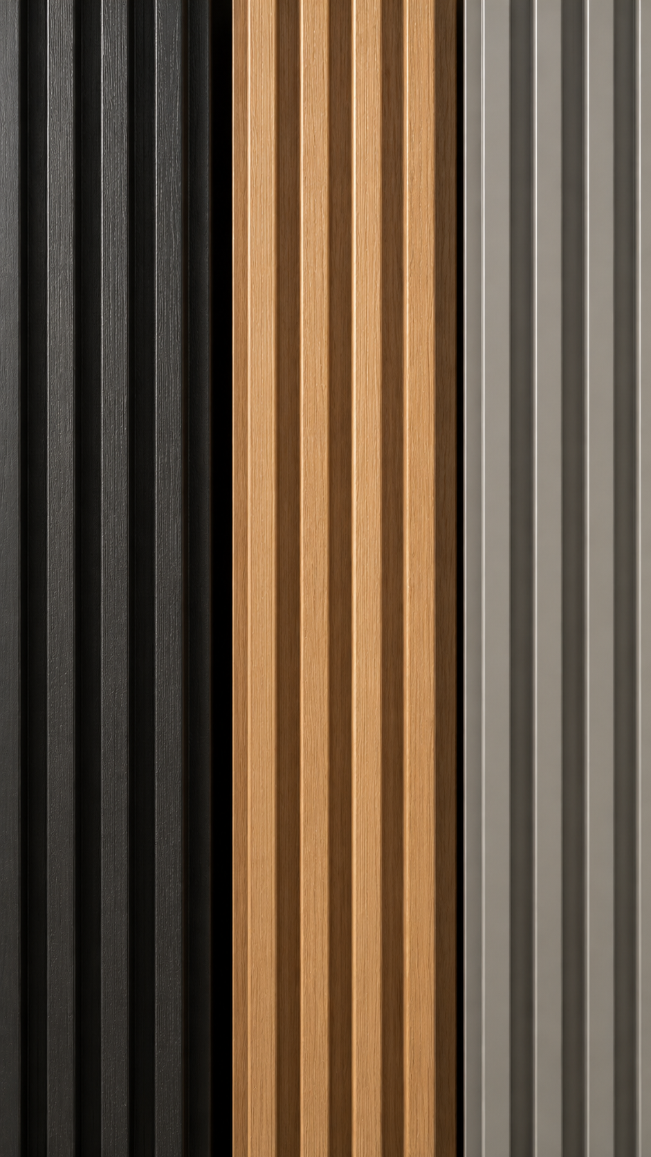 Charcoal and WPC Louvers