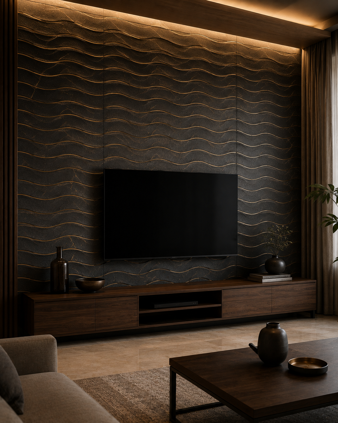 Charcoal Wall Panels
