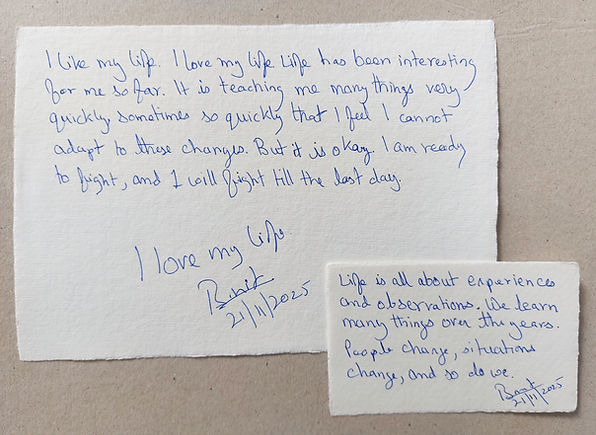 Handwritten Ritual By Binit Sutra