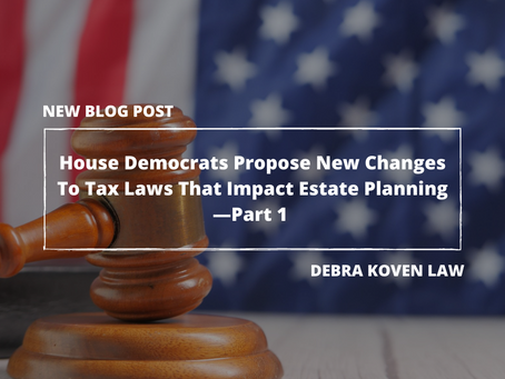 House Democrats Propose Sweeping New Changes To Tax Laws That Stand To Have Major ImpactS...