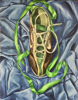 Racing Shoe with Ribbon