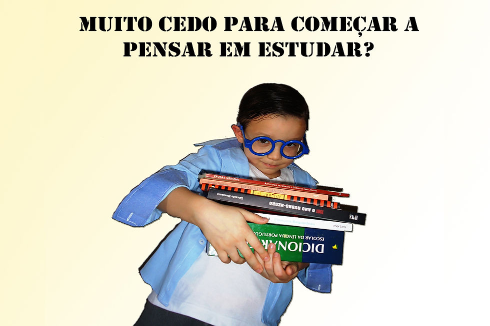 Cedo para estudar?