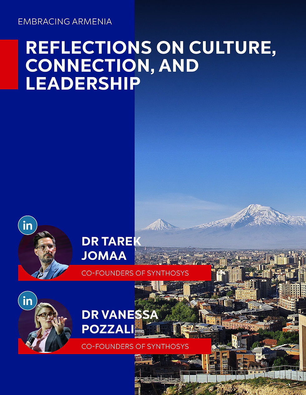 Cover image for the article “Reflections on Culture, Connection, and Leadership” by Dr Vanessa Pozzali and Dr Tarek Jomaa, exploring leadership and culture in Armenia.