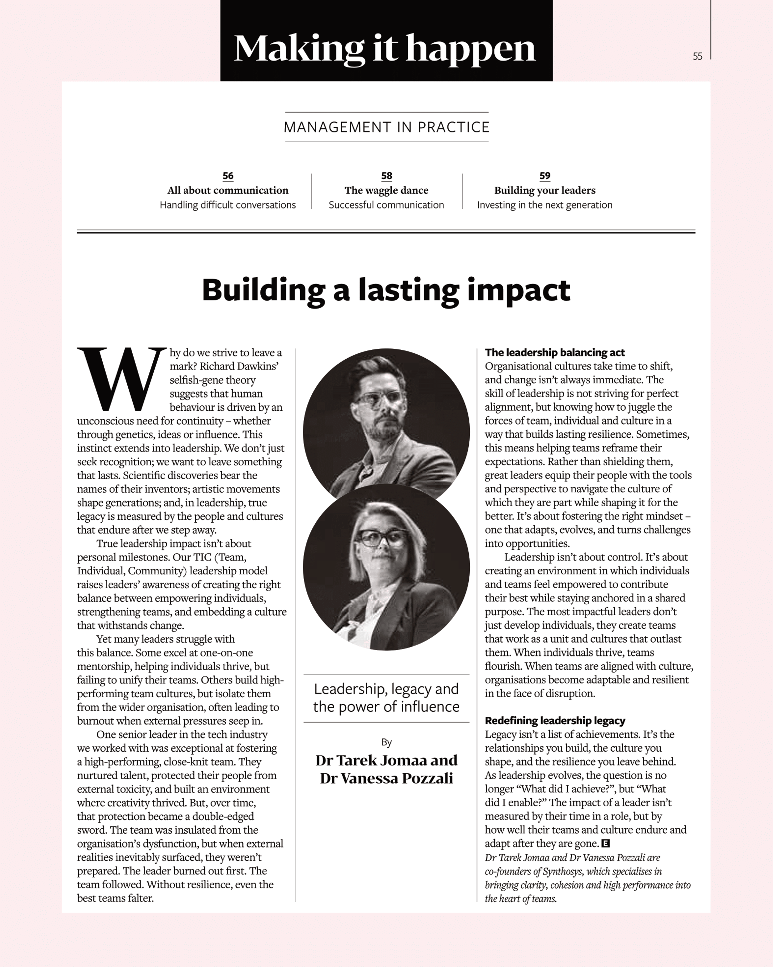 Building a Lasting Impact: Rethinking Leadership Legacy