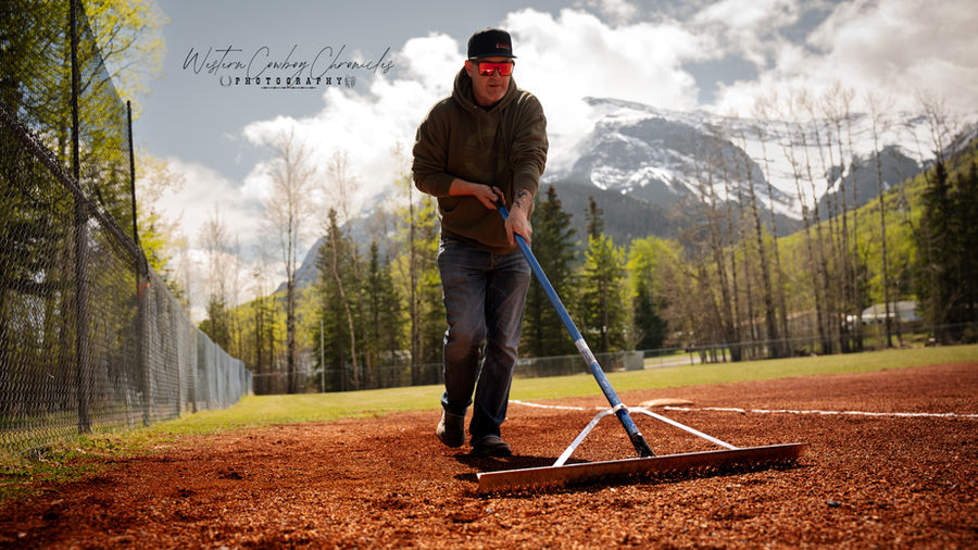 grooming the ball diamond