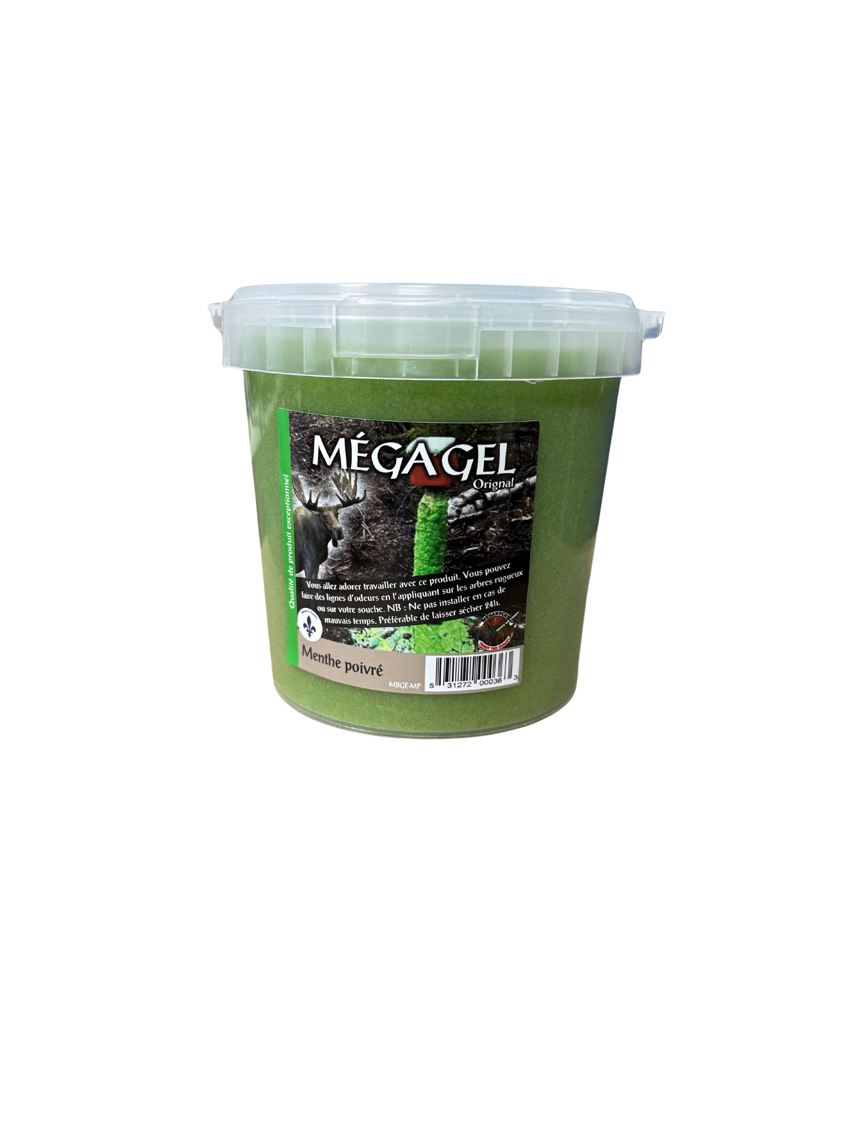 MEGABUCKS MEGA GEL ORIGNAL MENTHE POIVRÉE 1.5LITRES