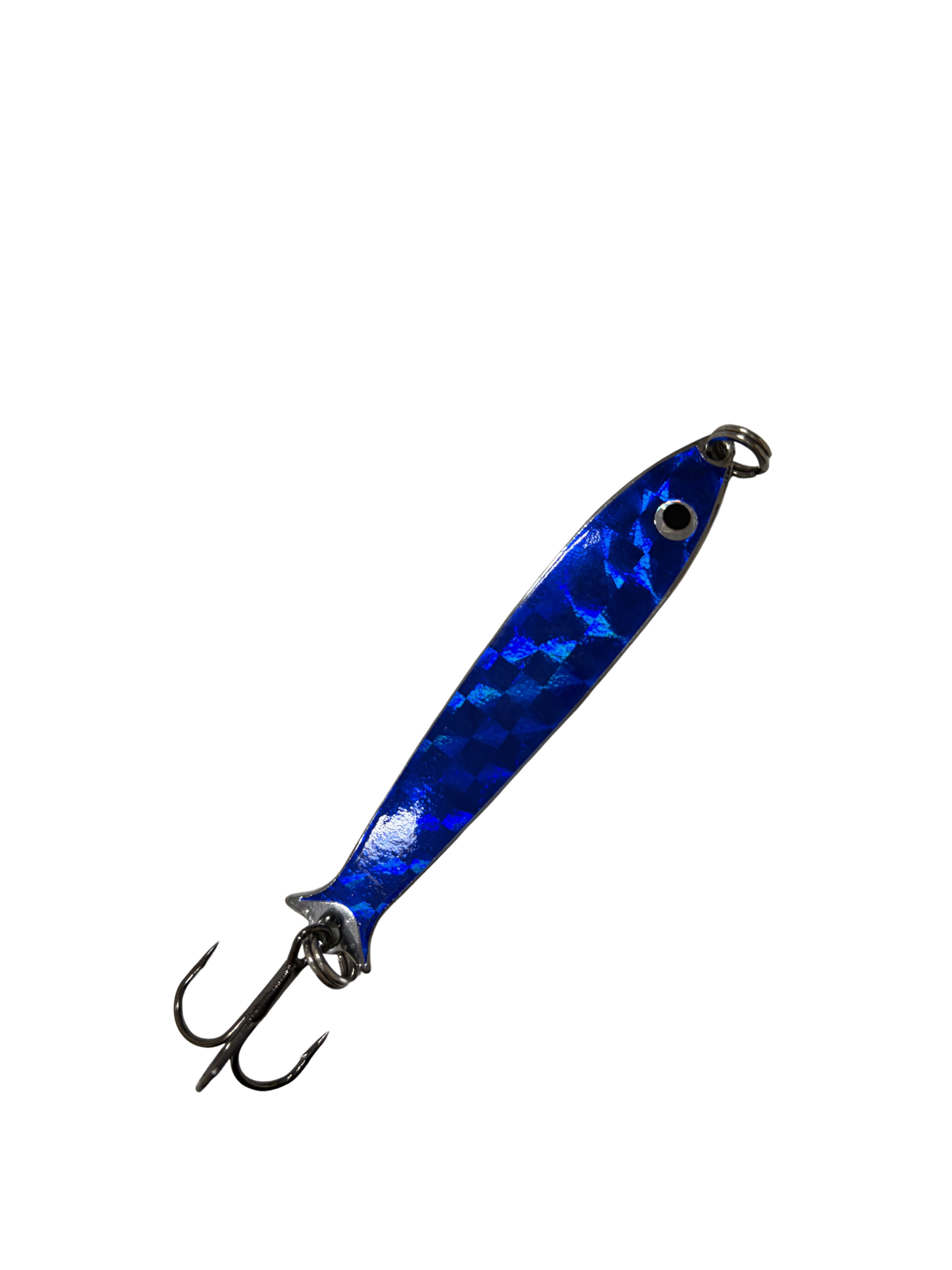 PRODUITS DE PECHE BM, CUILLÈRE FISH FLASHER 3''-7.5CM 7GR, HOLO BLEU
