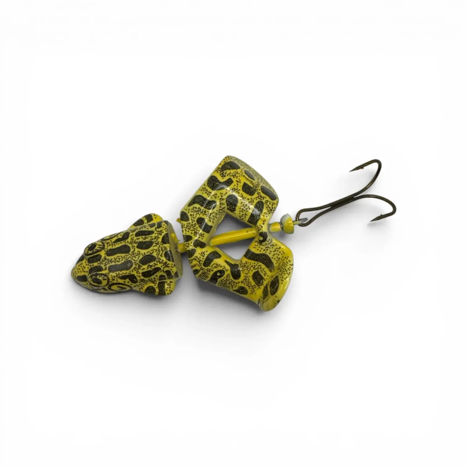 PRODUITS DE PÊCHE BM GRENOUILLE8CM, JAUNE