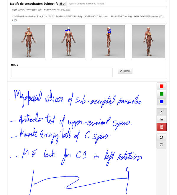 Notes manuscrites _ StaminaSys