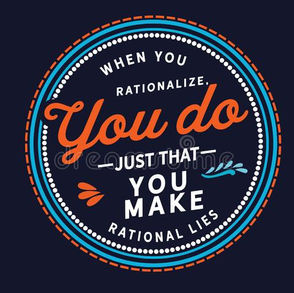 Hur du övervinner din rationalisering (rationella lögner)