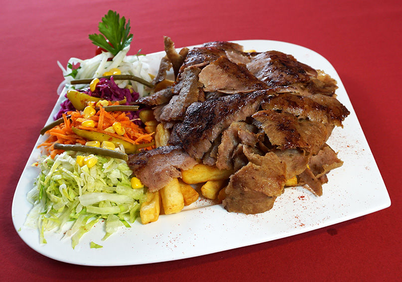 Arranged Food and Objects