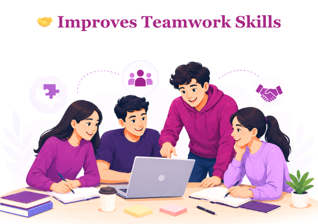🤝 Improves Teamwork Skills