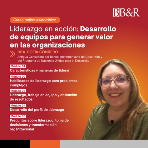 Información sobre el curso de Sofía Conrero