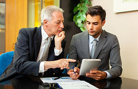 Business men deal