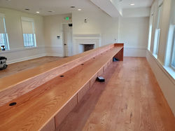 Paneled Bench for a City Council Chamber