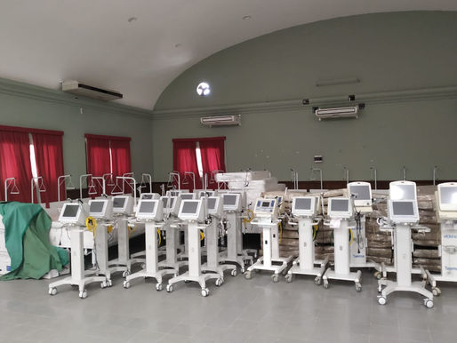 El gobernador Valdés inaugura el Hospital de Campaña Hogar Escuela