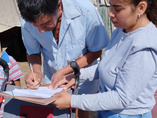 COPRODIS realizó entrega de silla de traslado pediátrica y recursos a familias de Santa Lucía