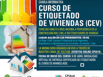 Corrientes, pionera en el NEA en implementar el Etiquetado de Viviendas para eficiencia energética