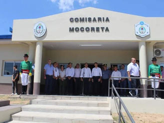 Mocoretá: Valdés habilitó una Comisaría y anunció futuras obras viales