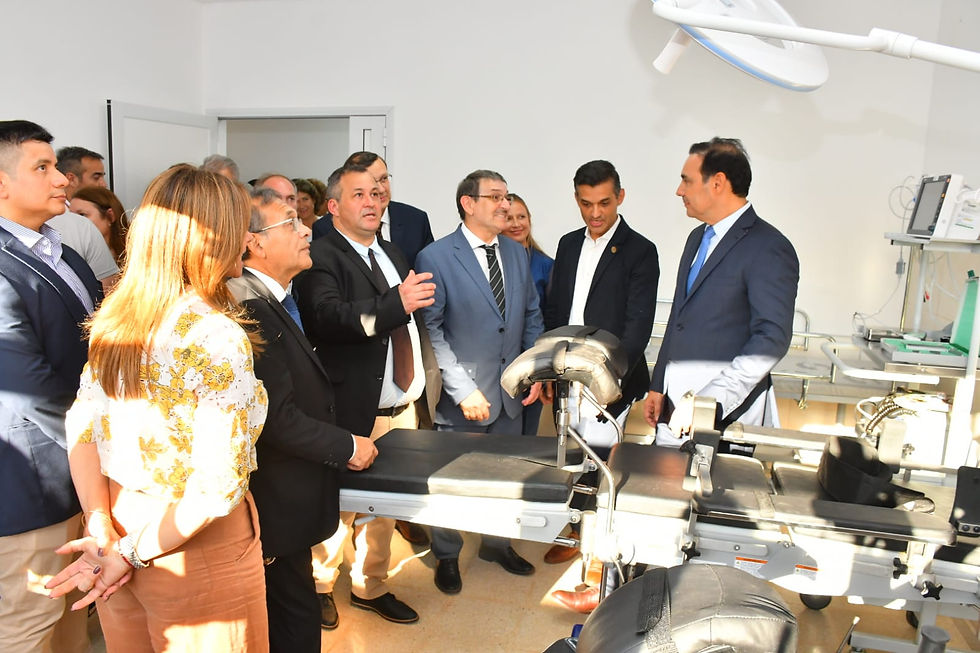 Valdés inauguró nuevas obras en el Hospital de Liebig y ratificó su apoyo a la salud pública