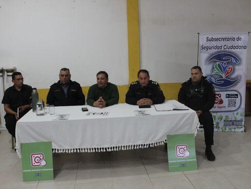 Seguridad vecinal: realizó una nueva reunión en el barrio Juan de Vera