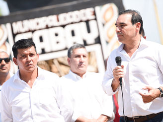 El gobernador Valdés inauguró la repavimentación del acceso a Tabay