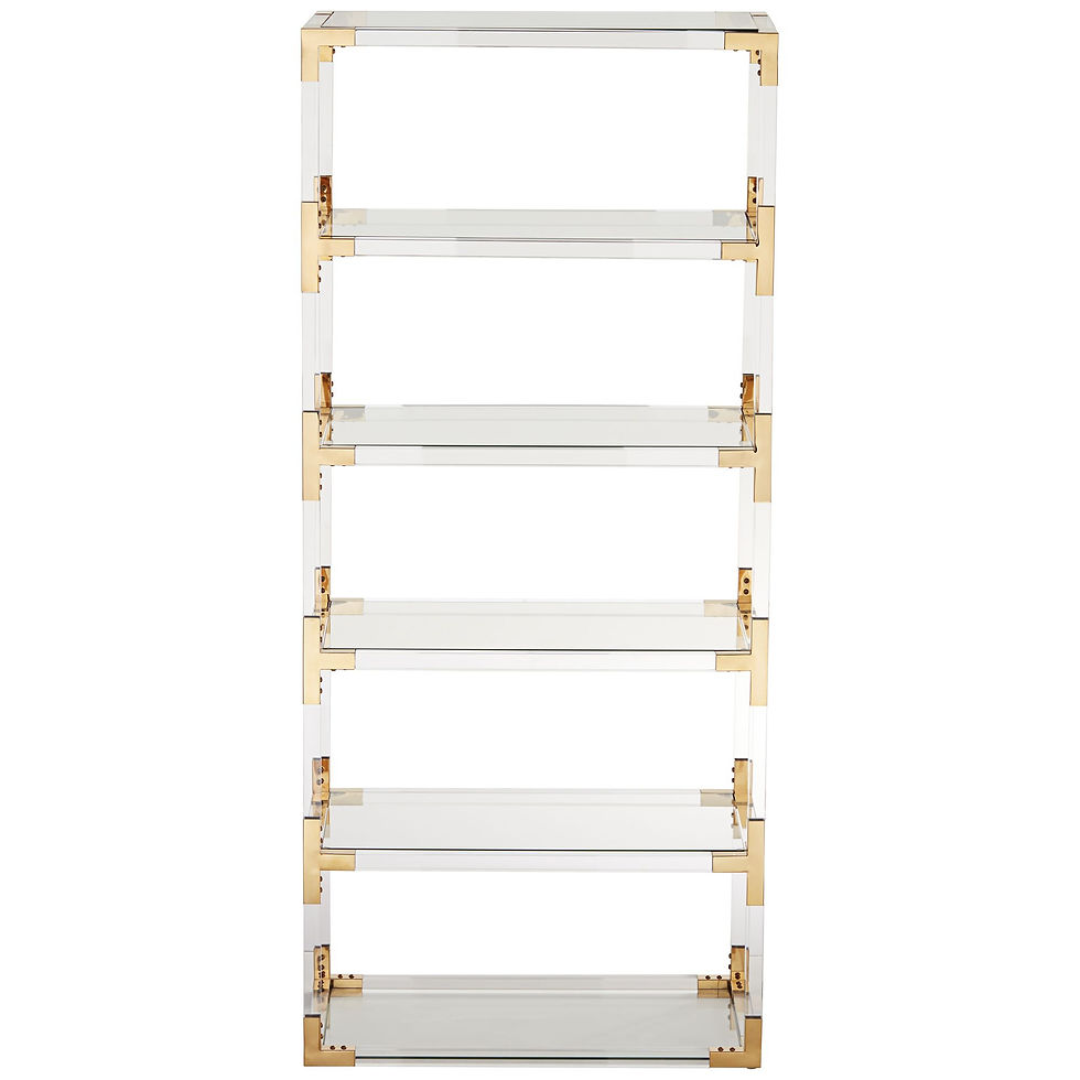 Thumbnail: Lucite bookcase #003