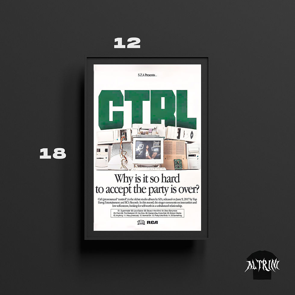 SZA CTRL POSTER
