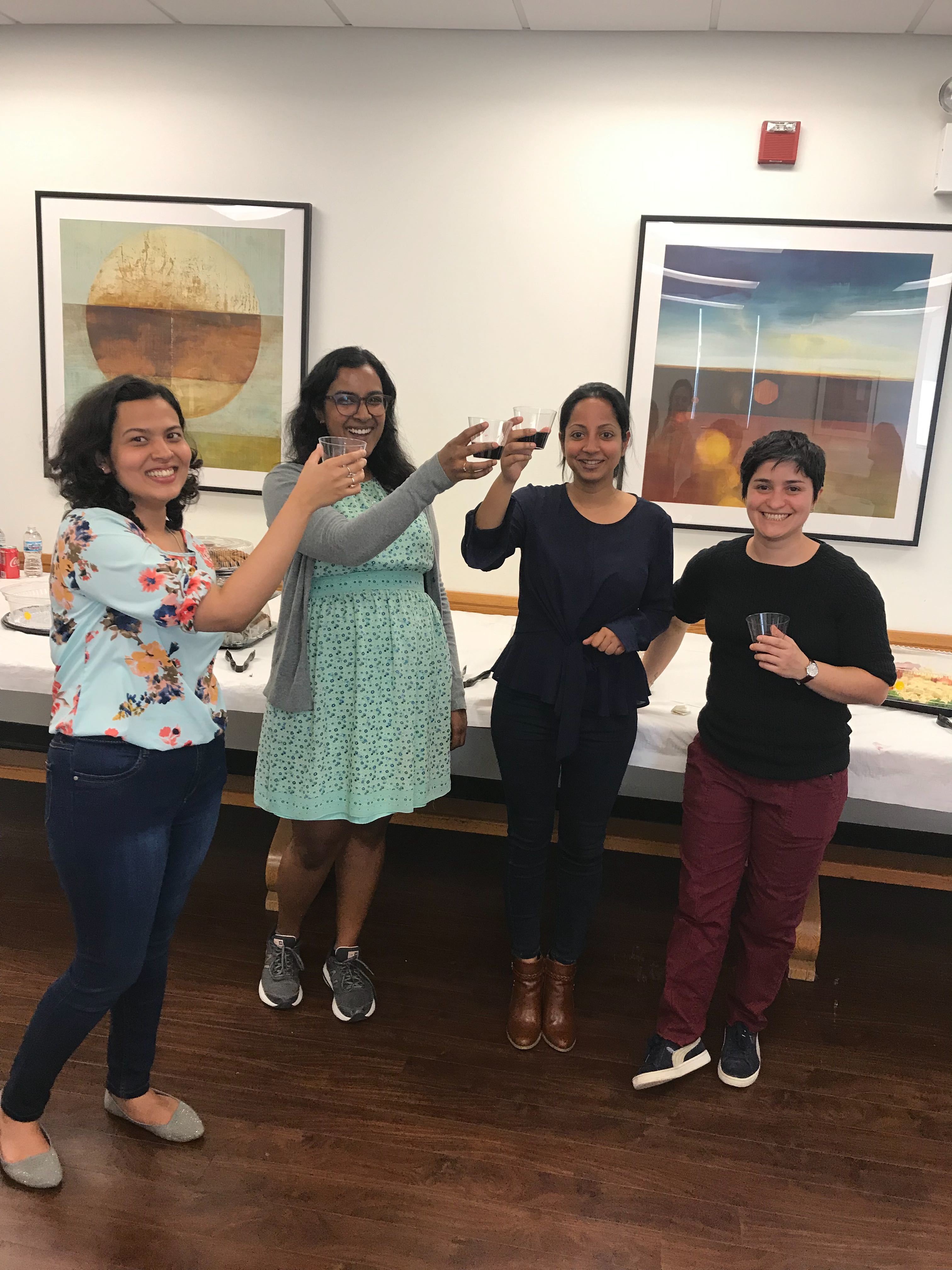 Cheers to our new lab!